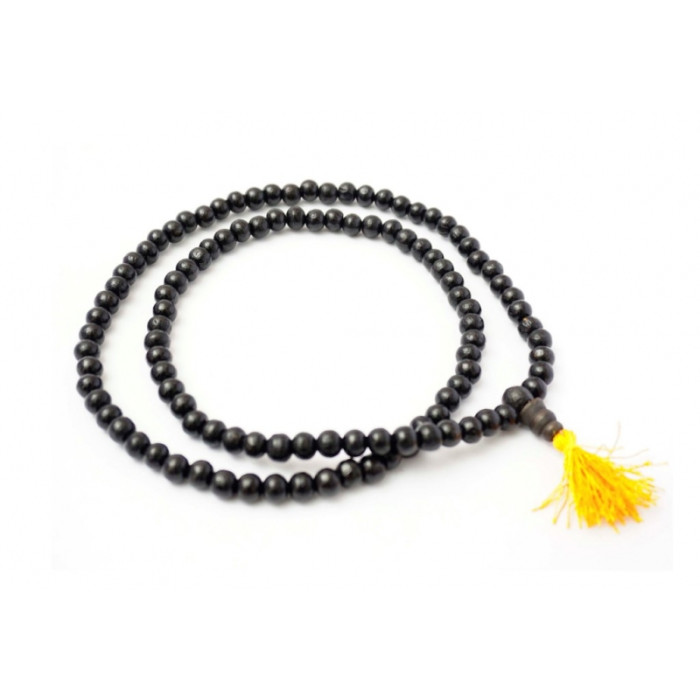 Mango wood rosary black 8mm.