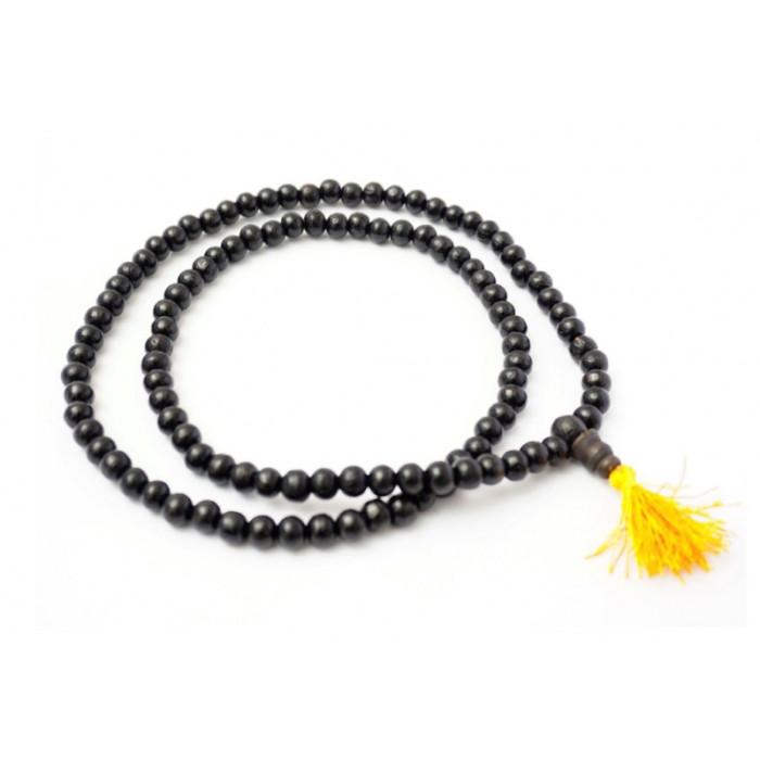 Mango wood rosary black 10mm.