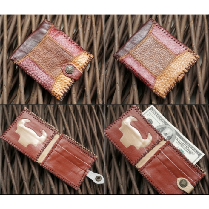 Leather wallet "Rectangle"