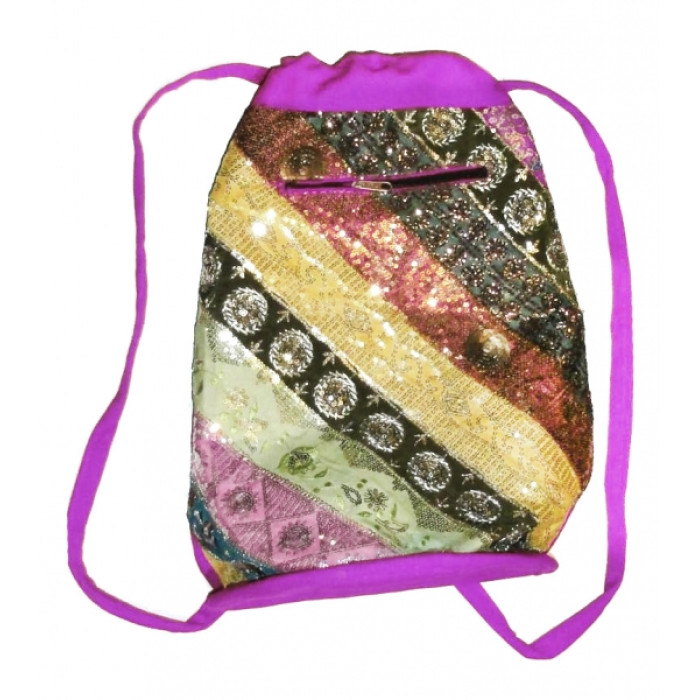 Bag - backpack cotton ME-13 Purple
