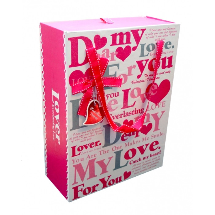 Set of 3 boxes Dear my love Pink