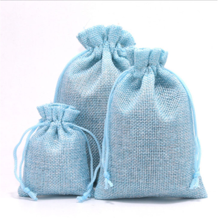 Linen bag Blue