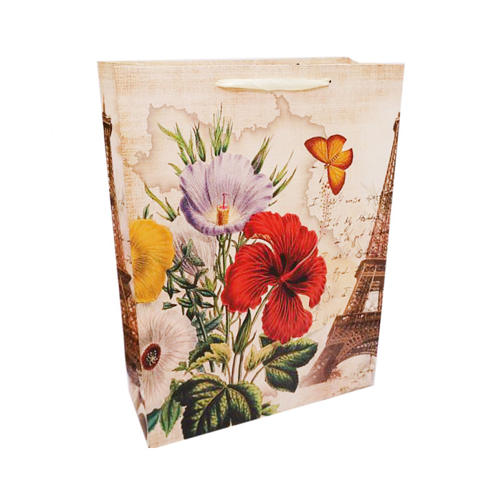 Gift bag "Vintage" medium №5