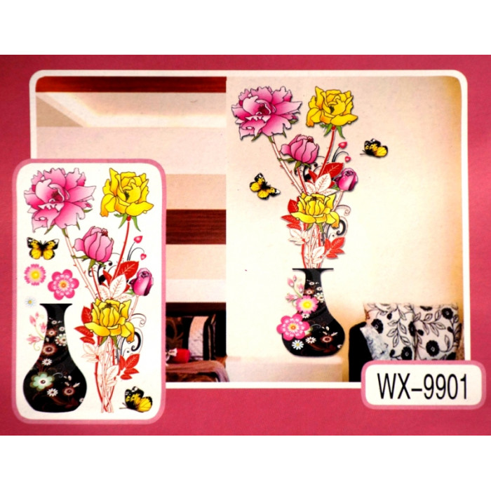 3D decor - installation FLOWERS WX-9901
