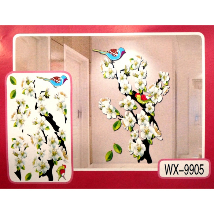 3D decor - installation FLOWERS WX-9905