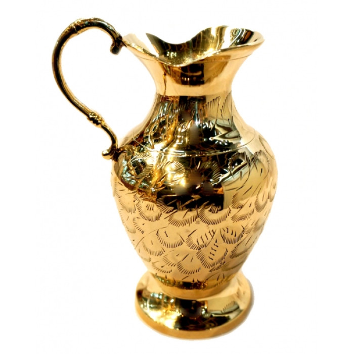 Vase yellow metal Art.26023