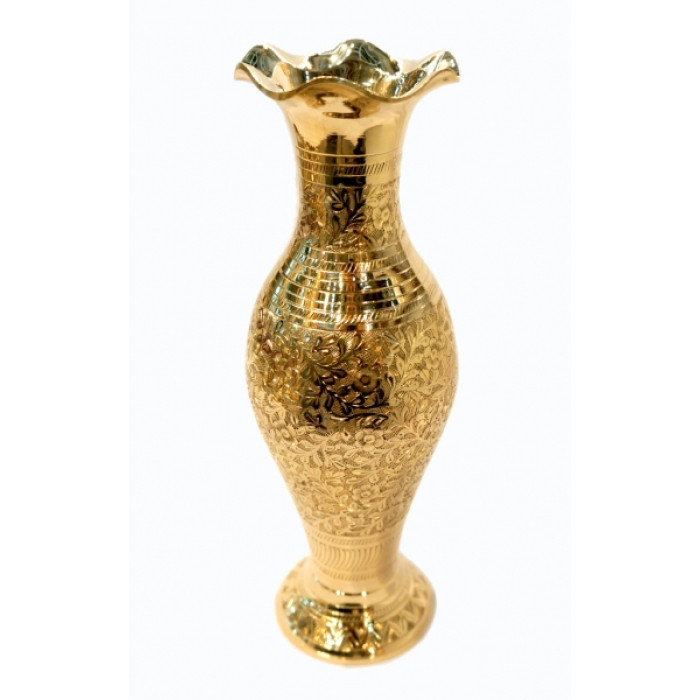 Vase yellow metal Art.4267
