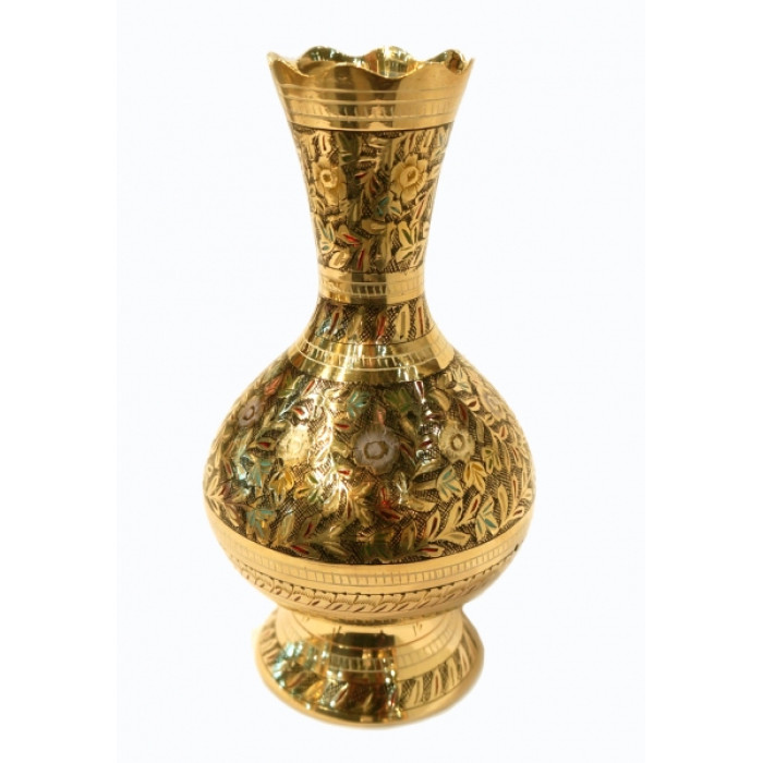 Vase yellow metal Art.26026