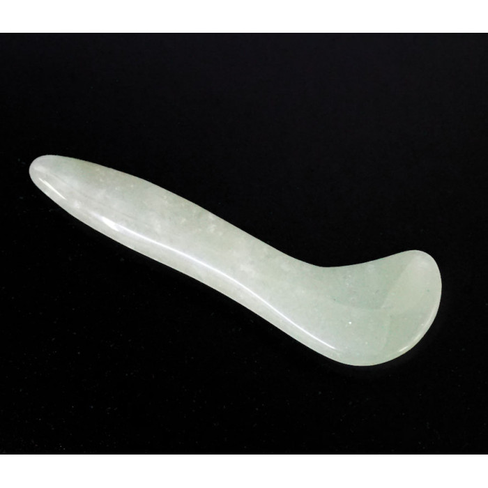 Stone massager Gua Sha Stick Green aventurine