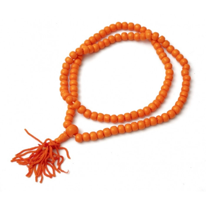 Rosary made of bone 8mm. orange