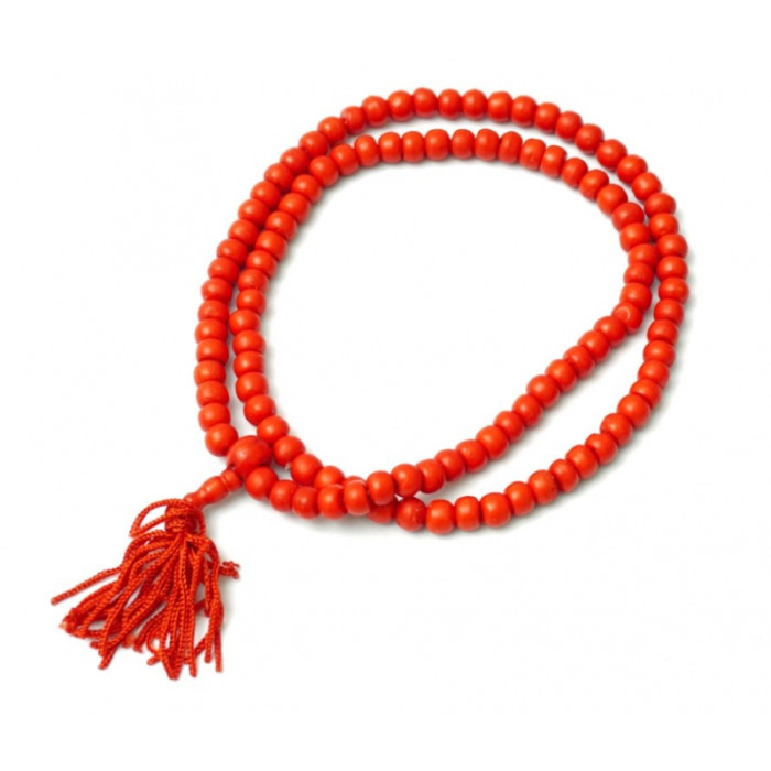 Rosary made of bone 8mm. coral