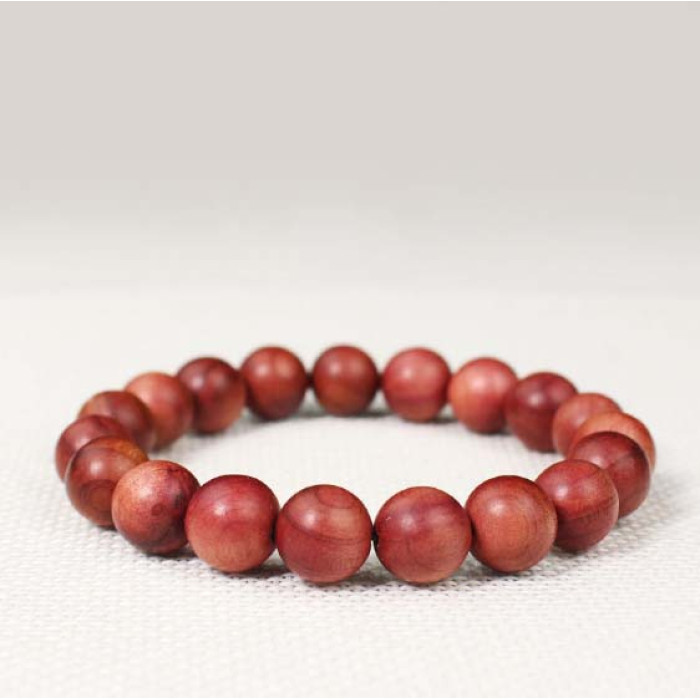 Red Cypress Rosary Bracelet