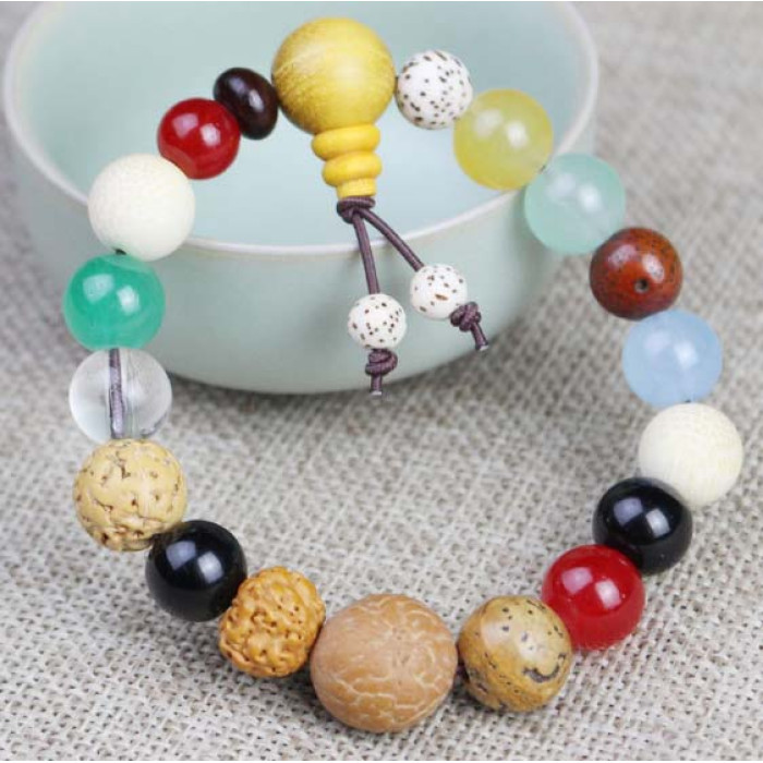Bodhi Treasure Prayer Beads Bracelet №4