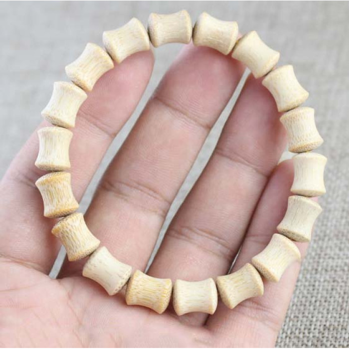 Rosary - bracelet Golden bamboo Bones