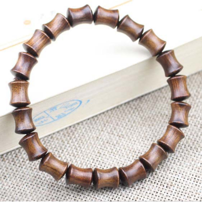 Rosary - bracelet Black rosewood Bones