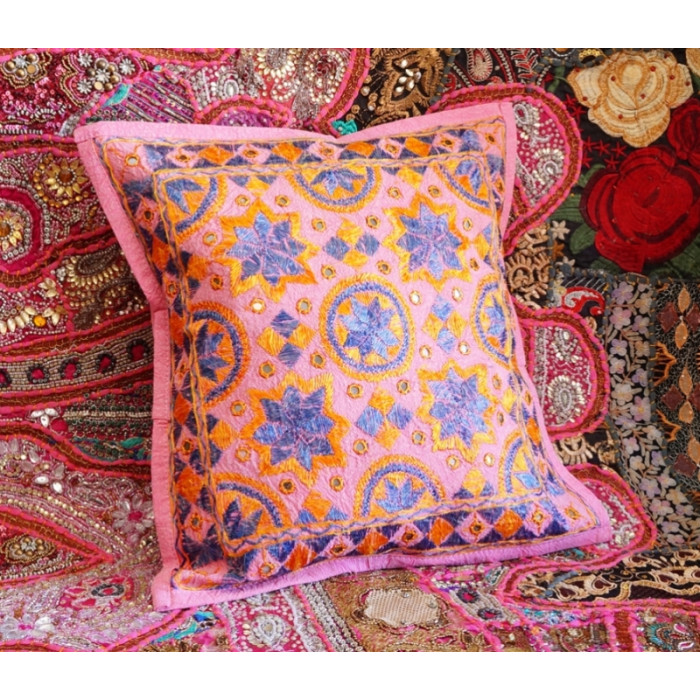 Indian pillowcase Pink