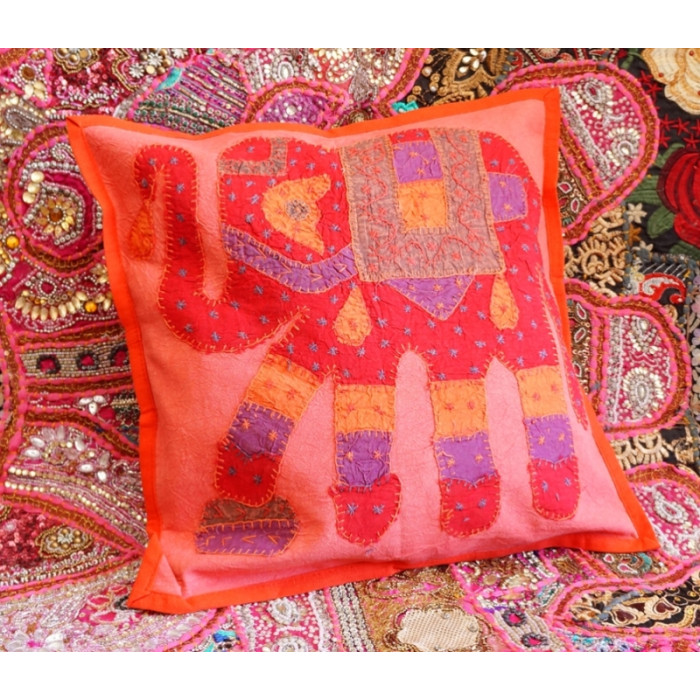 Indian pillowcase Red