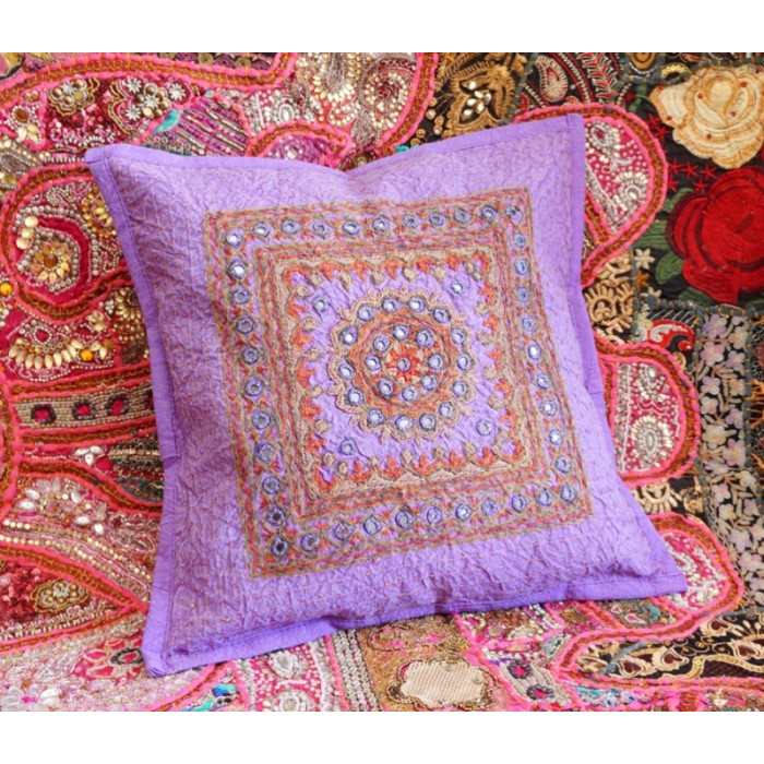 Indian pillowcase Purple