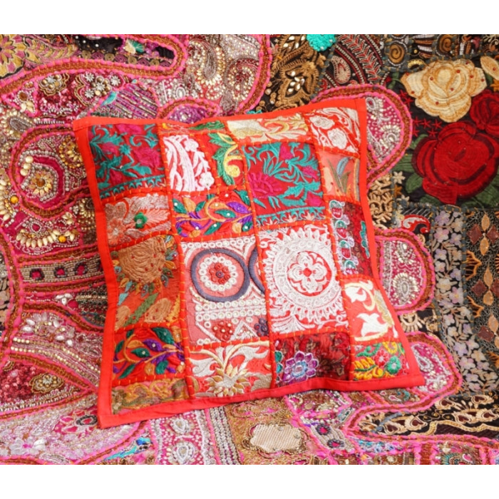 Indian pillowcase Red