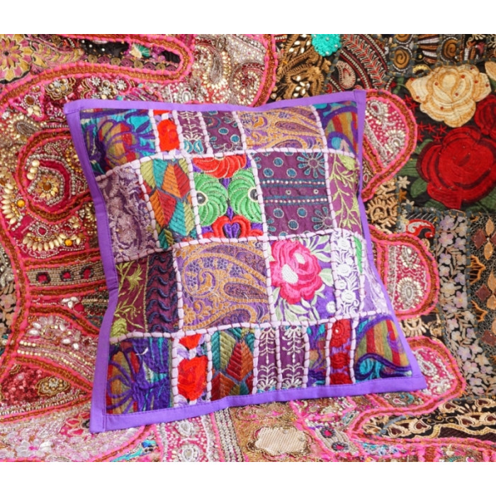 Indian pillowcase Purple