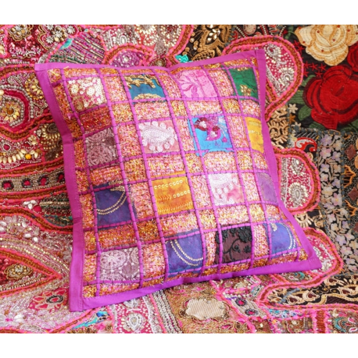 Indian pillowcase Purple