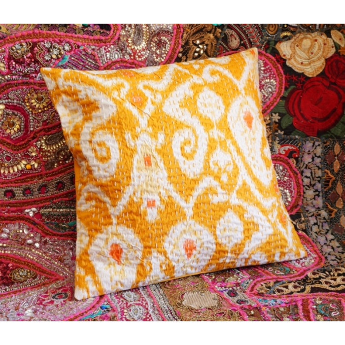 Indian pillowcase Dark yellow