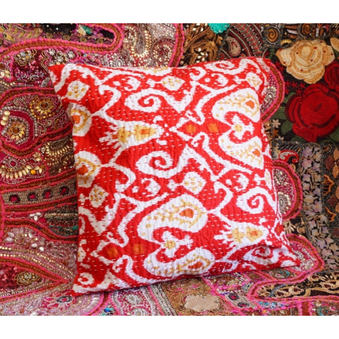 Indian pillowcase Red