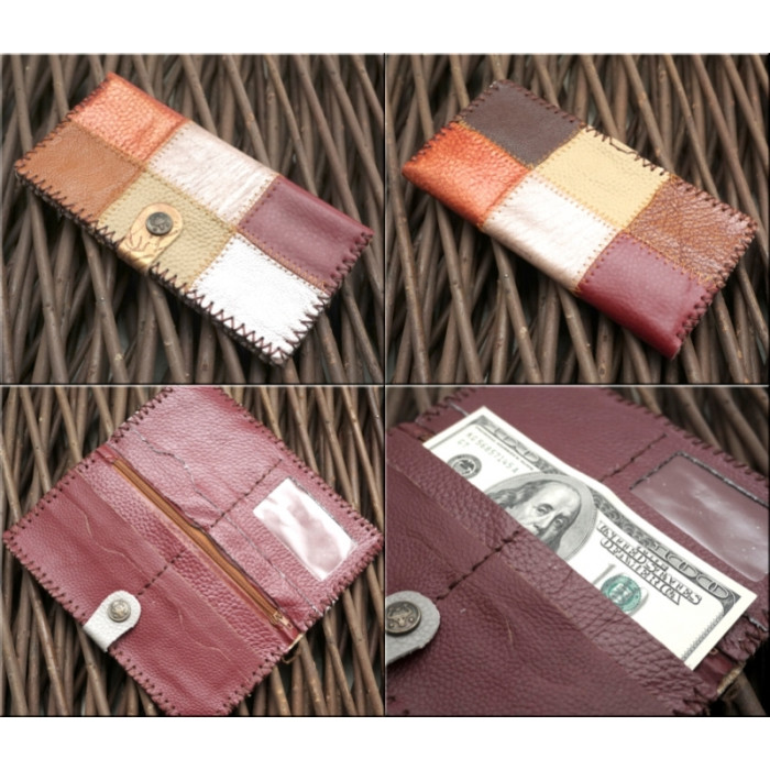 Purse leather Rectangle "Clean No. 1"
