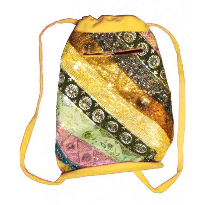 Bag - backpack cotton ME-13 Yellow
