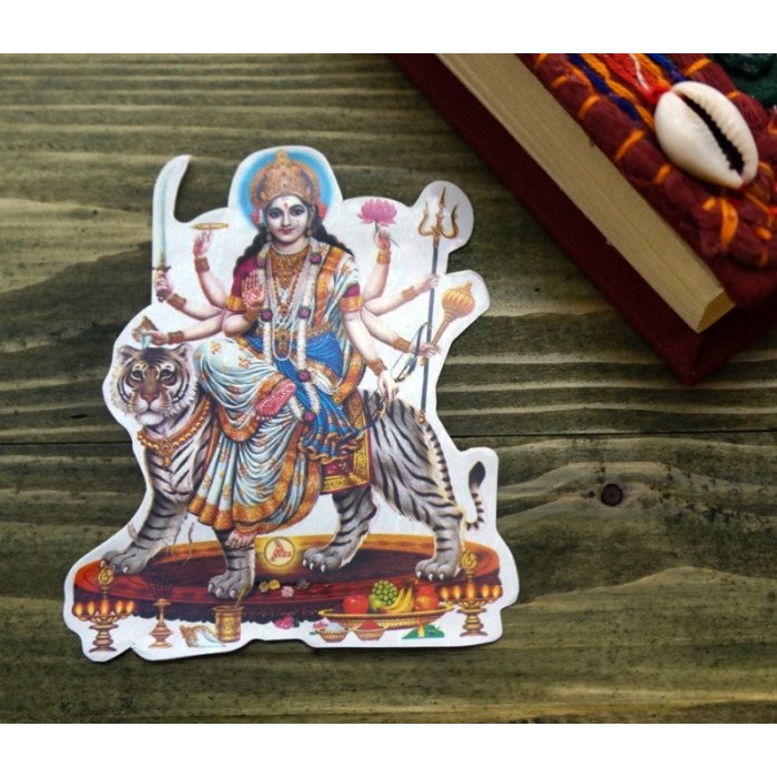 Paper sticker 10 pieces Durga №17