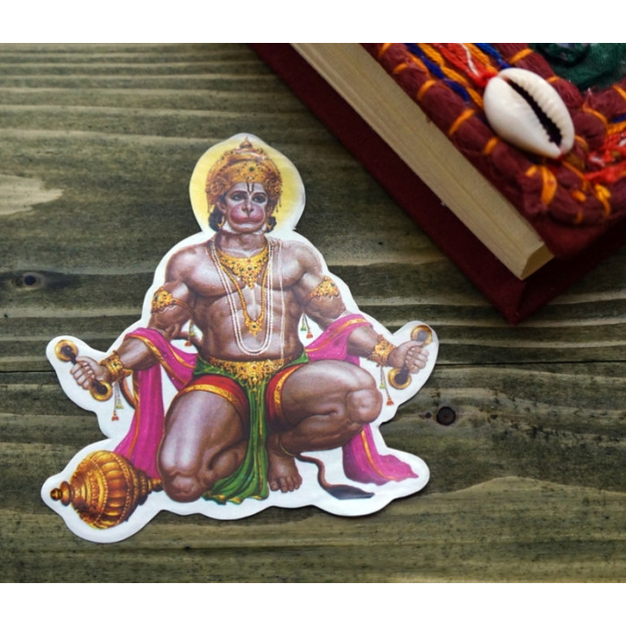 Paper sticker 10 pieces Hanuman №2