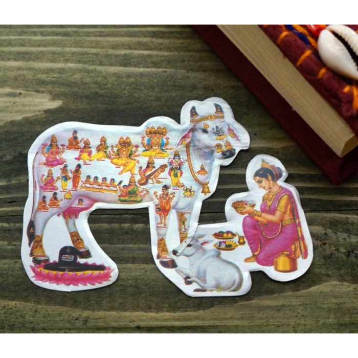 Paper sticker 10 pieces Nandi №21