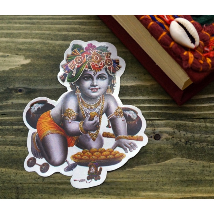 Paper sticker 10 pieces Krishna №29