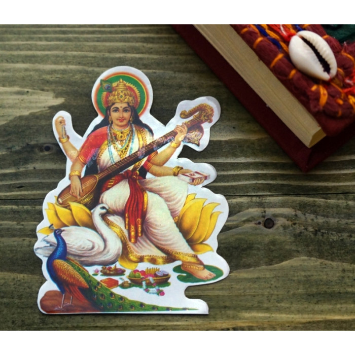 Paper sticker 10 pieces Saraswati №30