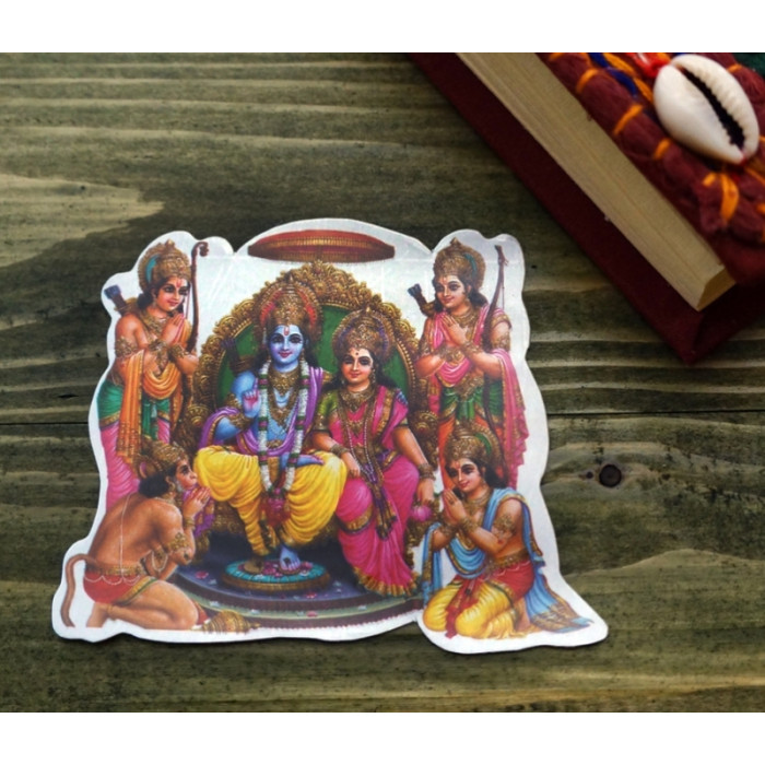 Paper sticker 10 pieces Shiva Parvati №31