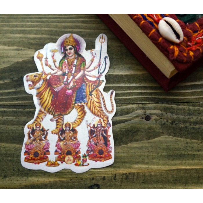 Paper sticker 10 pieces Durga №35