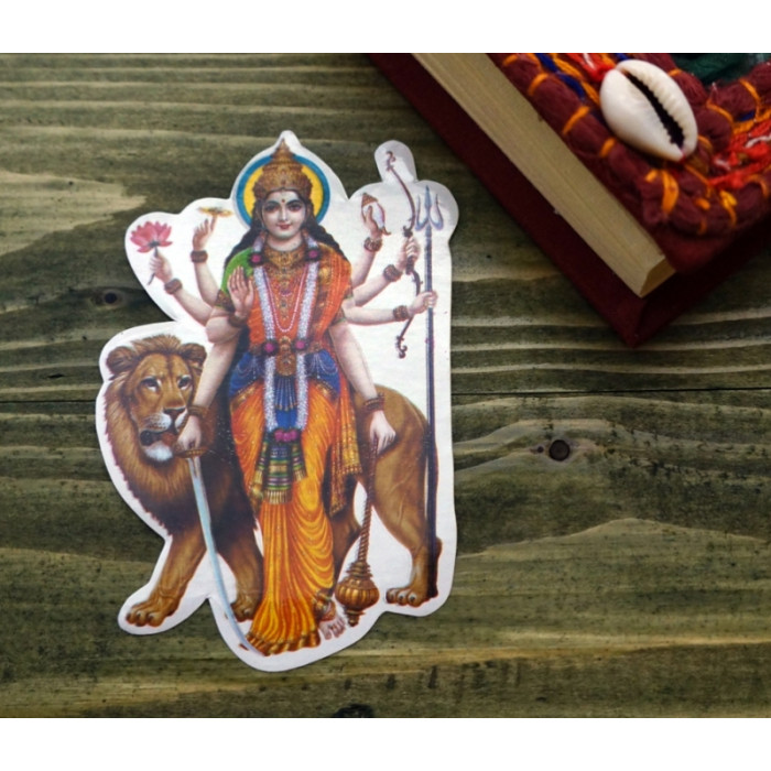 Paper sticker 10 pieces Durga №36