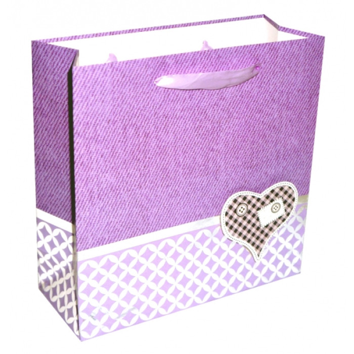 Gift bag "Jeans" Lilac