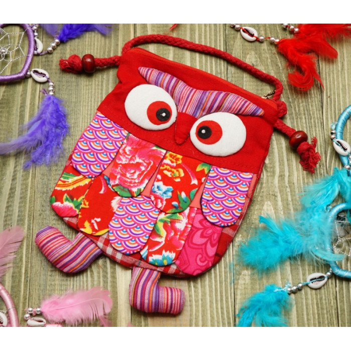 Children's bag Owl Red