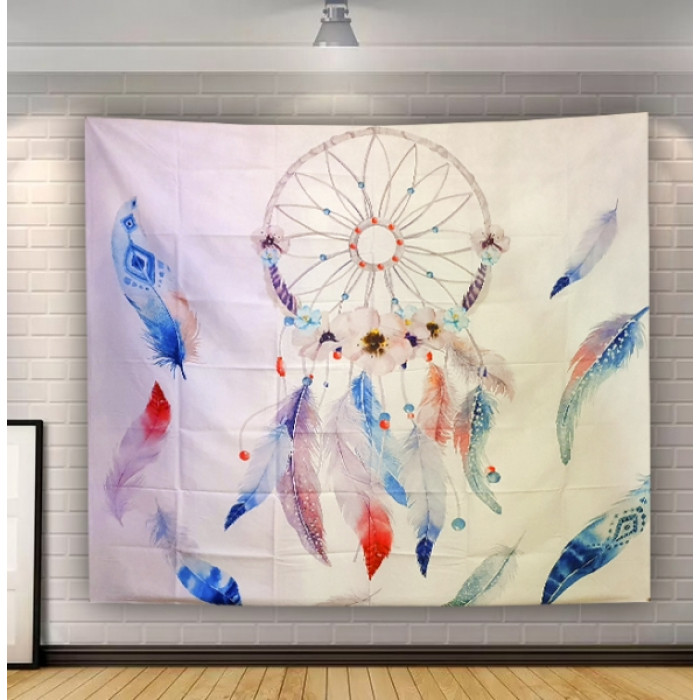 Wall tapestry Dreamcatcher Feathers Polyester