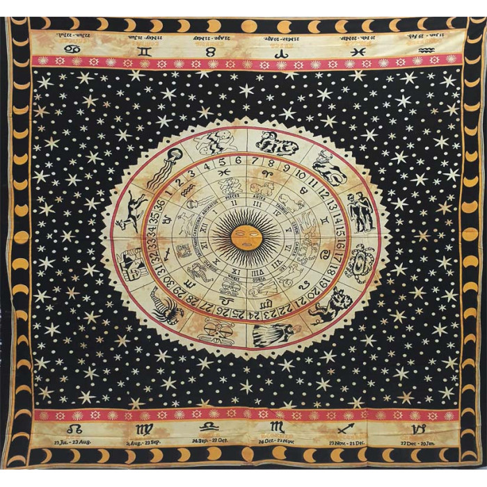 Double Bedsheet Astrology beige