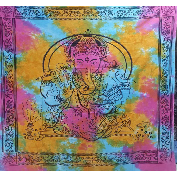 Double Bedsheet Ganesh colored