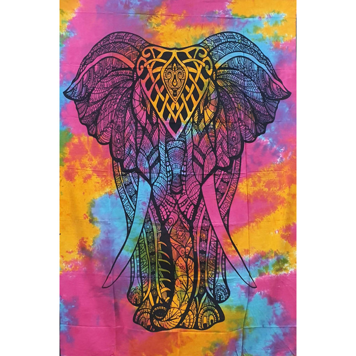 Single bedspread Elephant colored