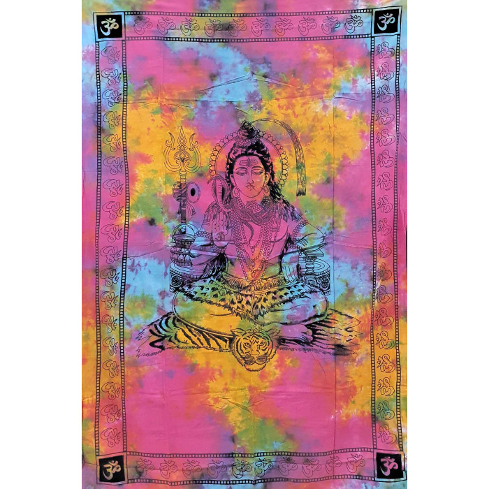 Single bedspread Shiva colored