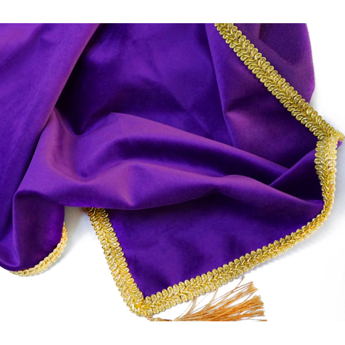 Fortune telling tablecloth velvet lilac