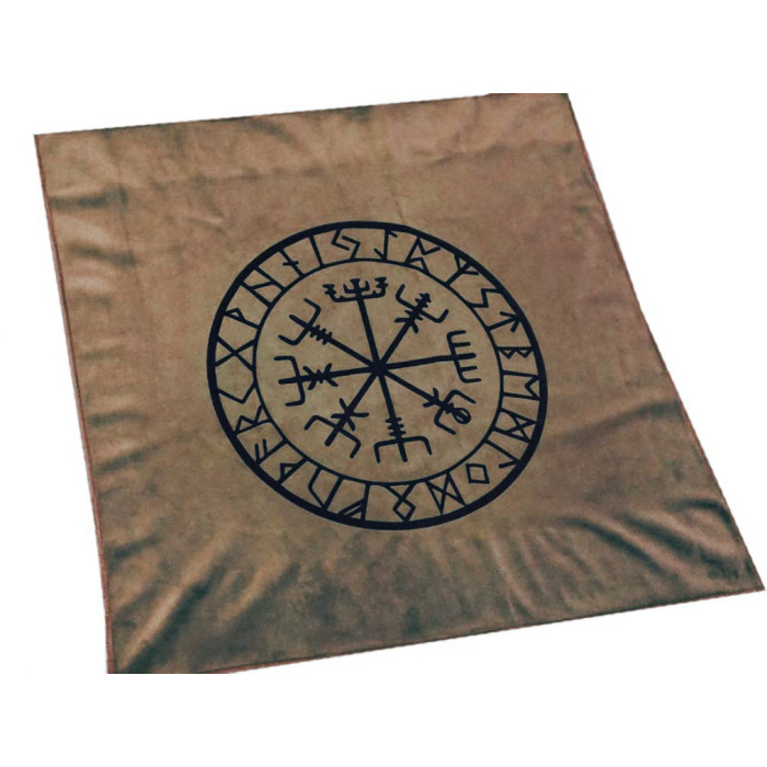 Tablecloth for Fortune Telling Velvet Helmet Horror brown FLOCK