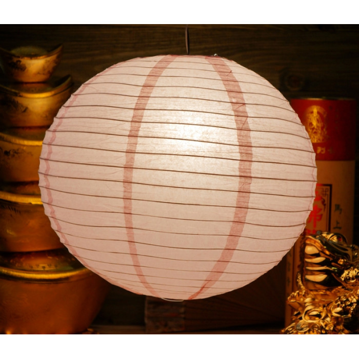 Lantern paper BALL Light pink