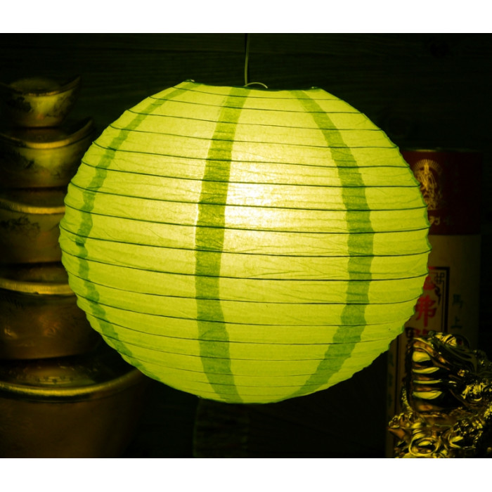 Paper lantern BALL Light green