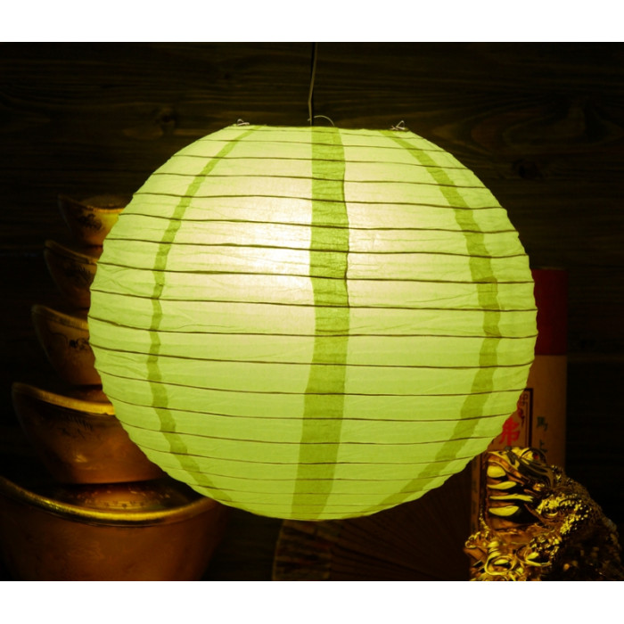 Paper lantern BALL Light green