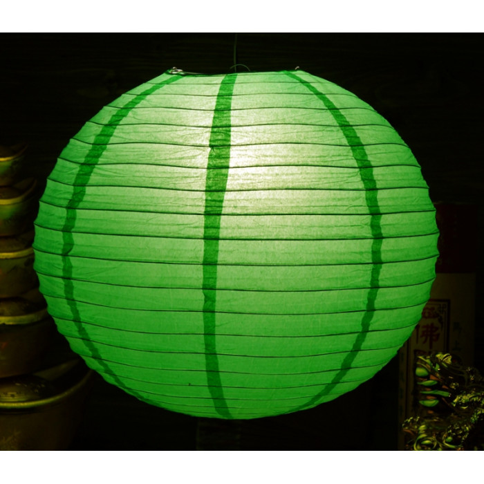 Lantern paper "Ball" Green